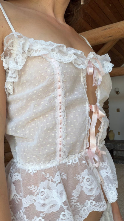Heirloom Swiss Dot Lace