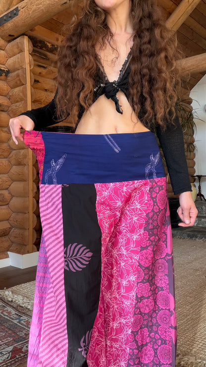 The Mosaic Patchwork Cotton Pants