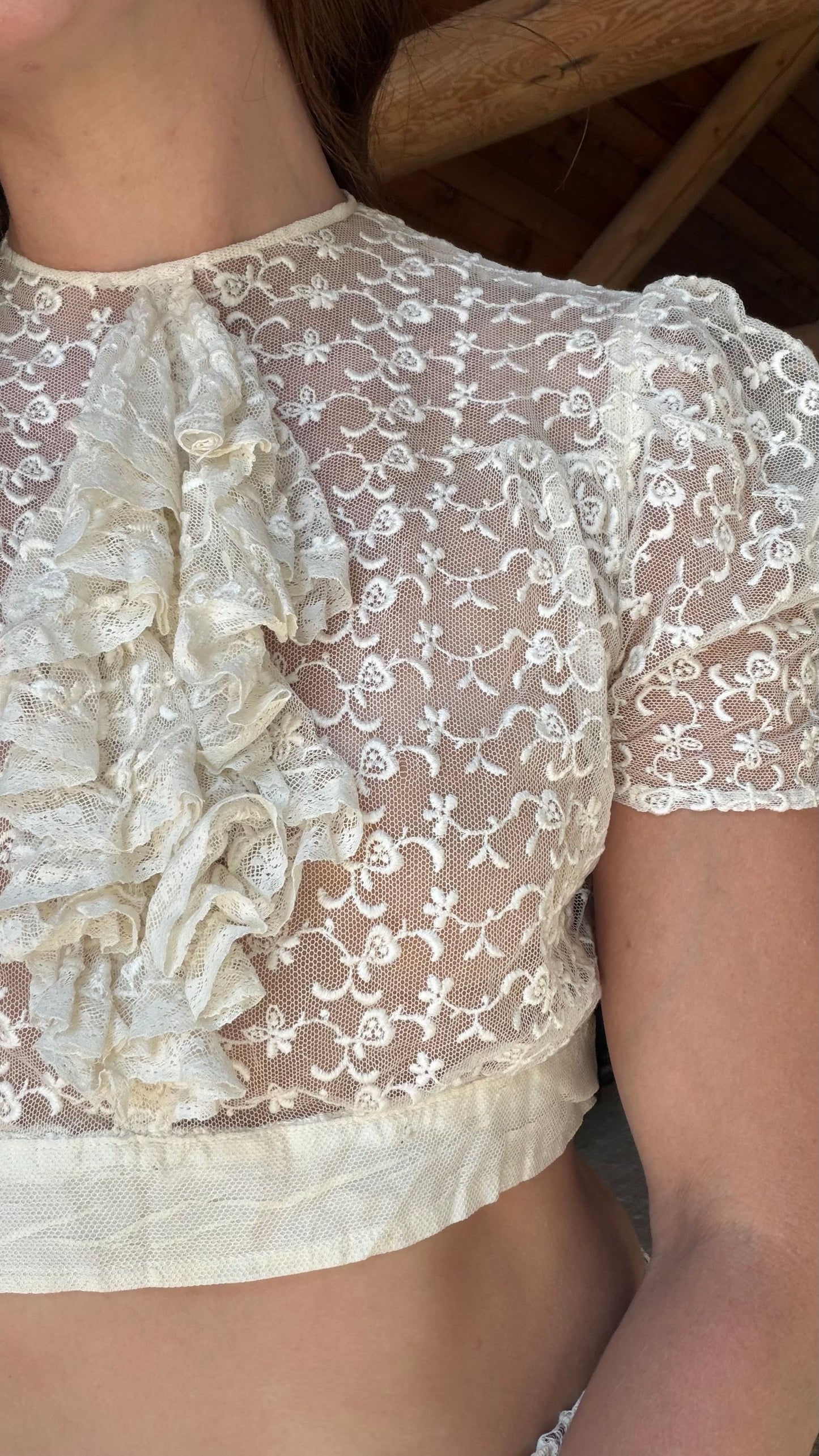 Antique Edwardian Lace Blouse