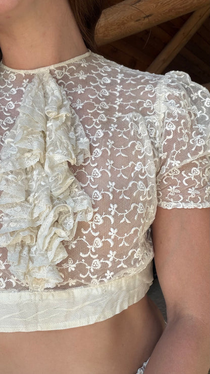 Antique Edwardian Lace Blouse