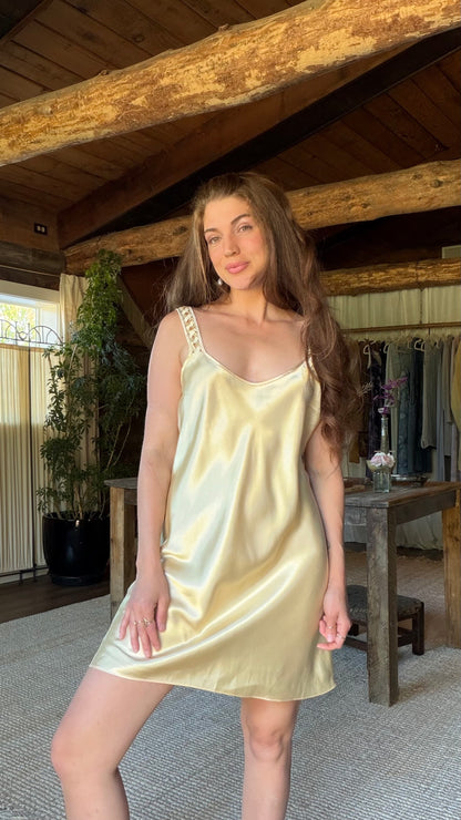 Butter Champagne Satin Slip
