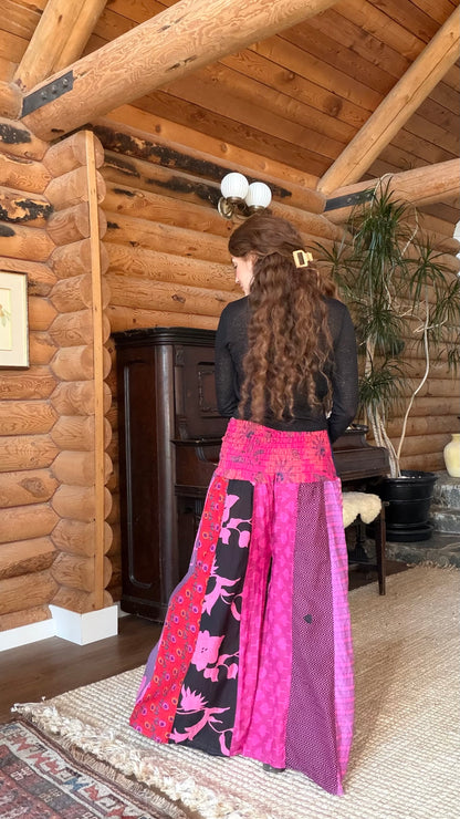 The Mosaic Patchwork Cotton Pants