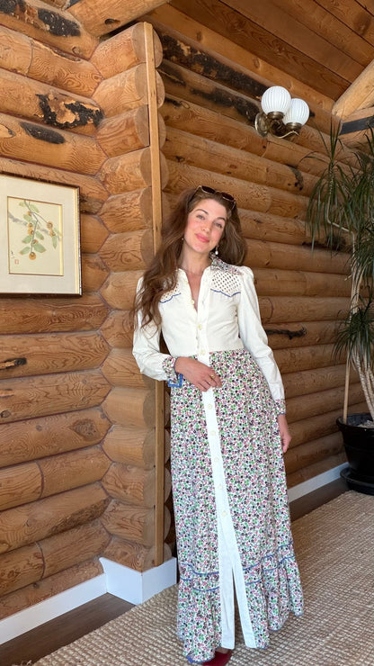 Floral Prairie Maxi Dress