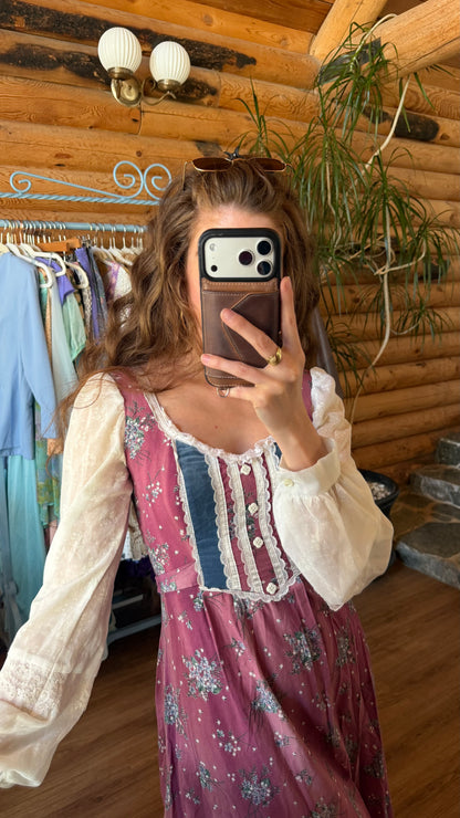 Gunne Sax Prairie Maxi Dress