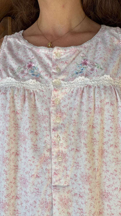 Cottage Pink Garden Nightgown