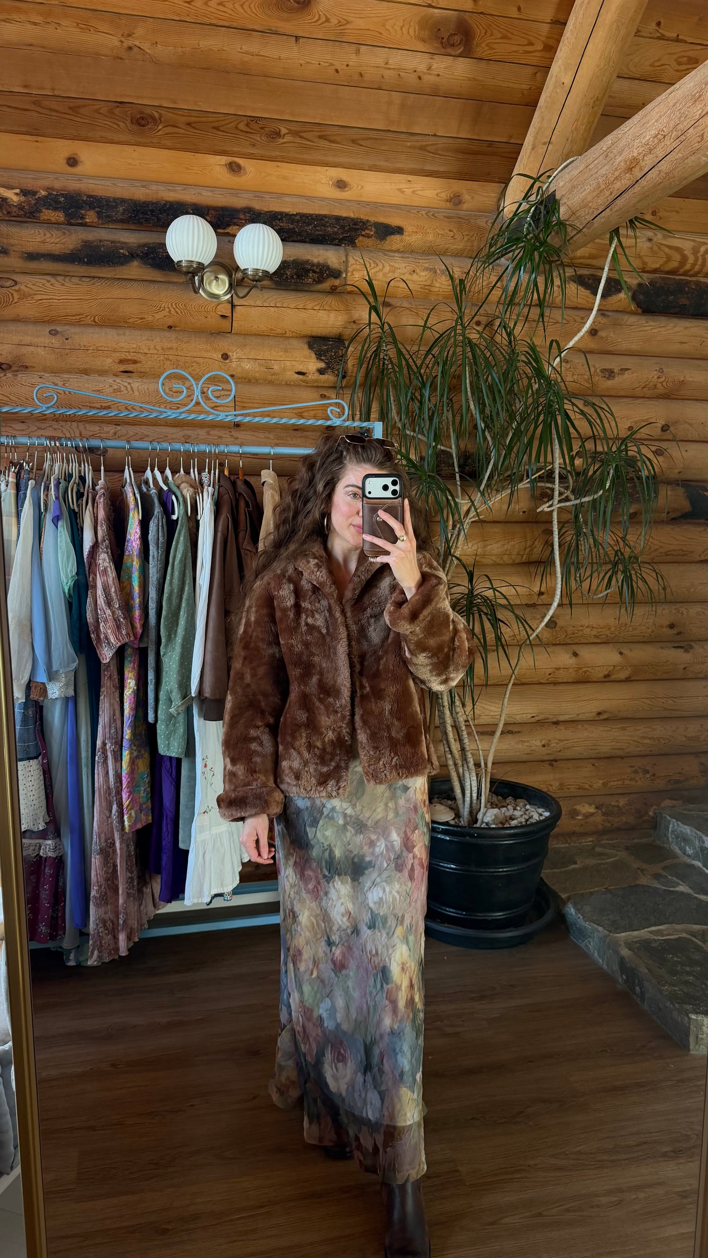 Classic Chocolate Fur Jacket