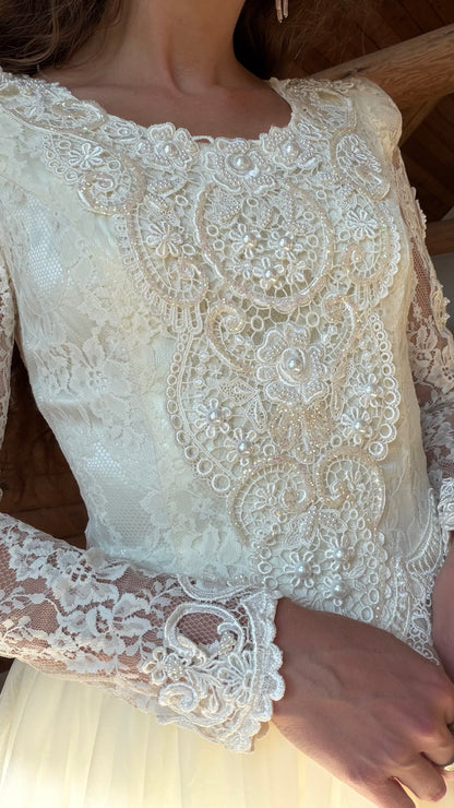 Jessica McClintock Heirloom Lace Wedding Gown
