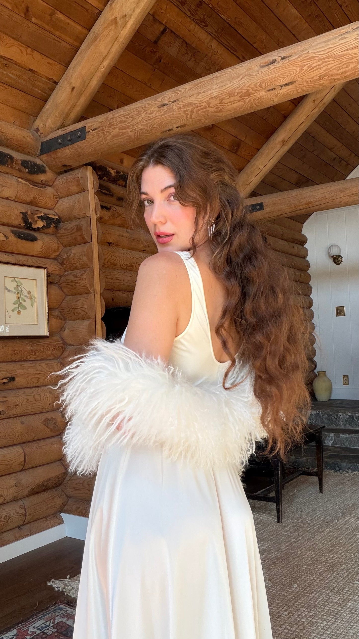 Mongolian Lamb Fur Scarf