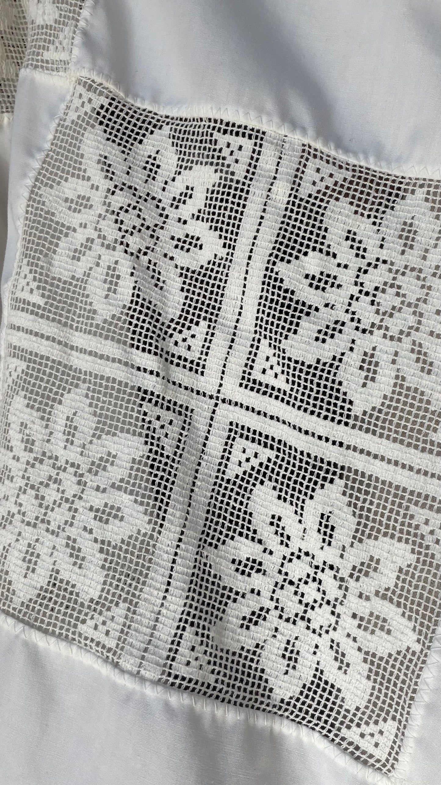 Heirloom Filet Lace Apron