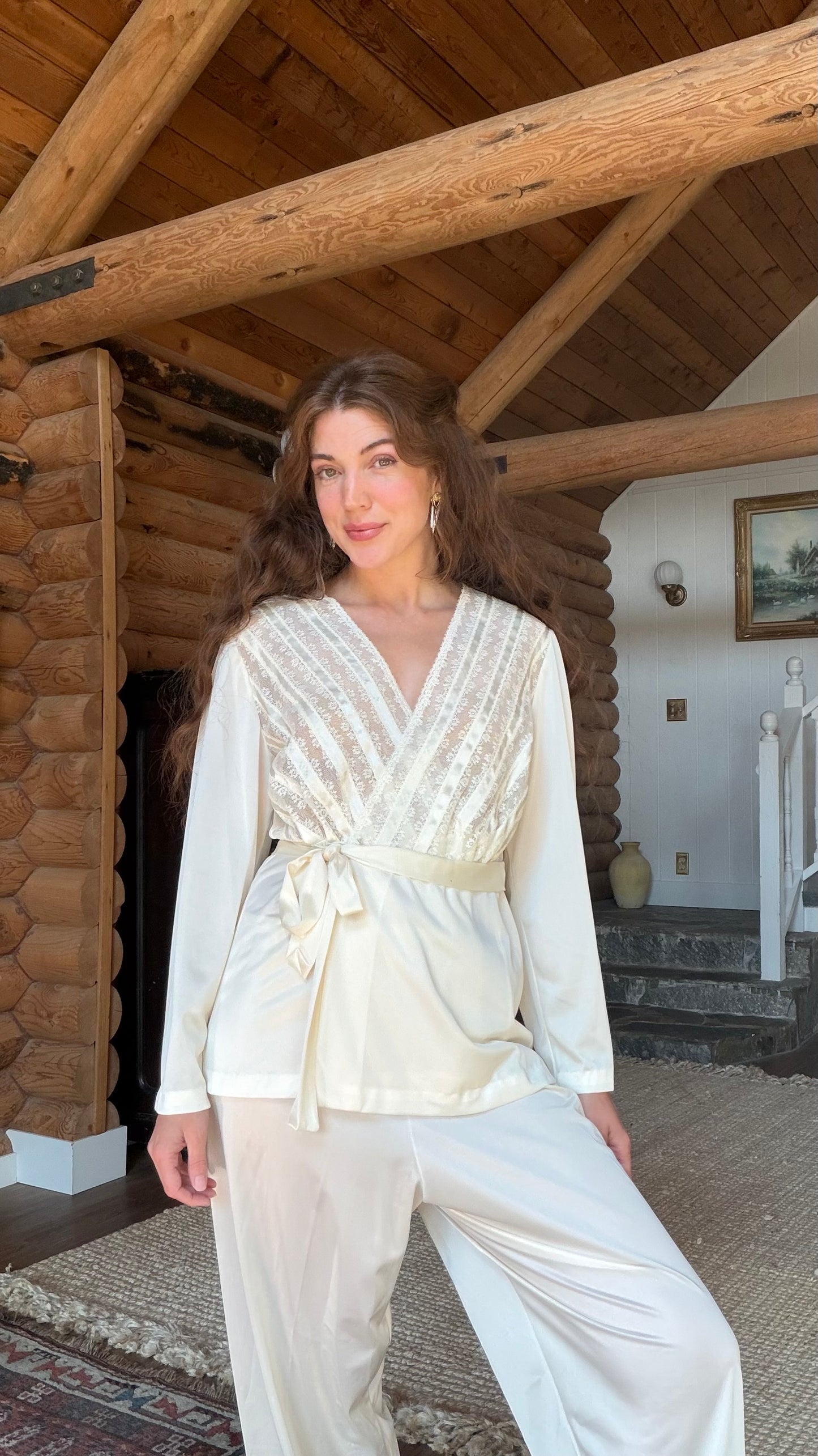 Ivory Lily of France Lounge Set