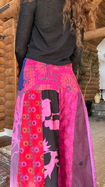 The Mosaic Patchwork Cotton Pants