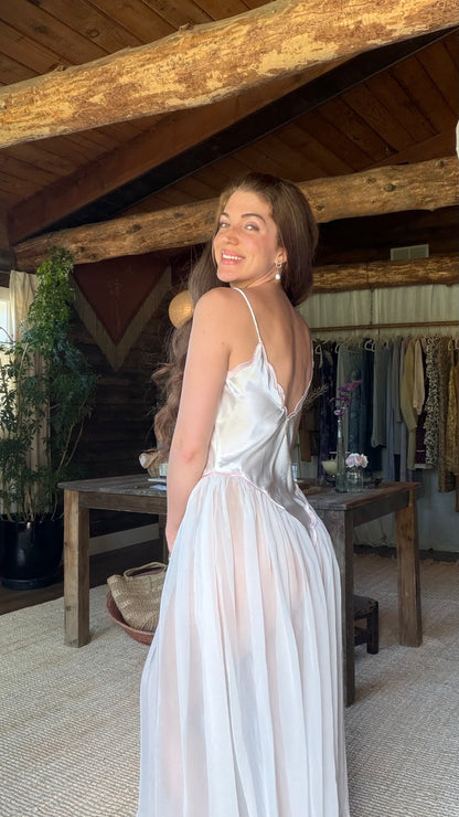 Victoria’s Secret Satin & Chiffon Nightgown