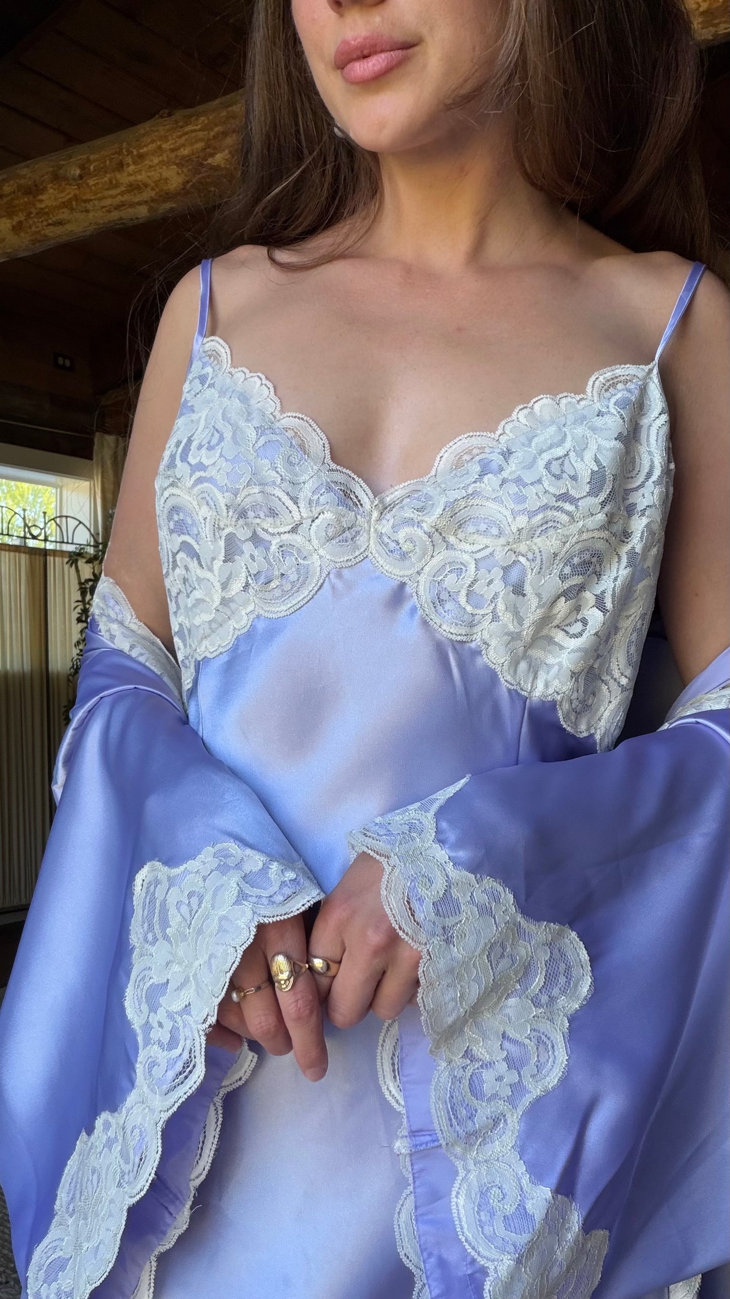 Victoria’s Secret Lavender Peignoir Set