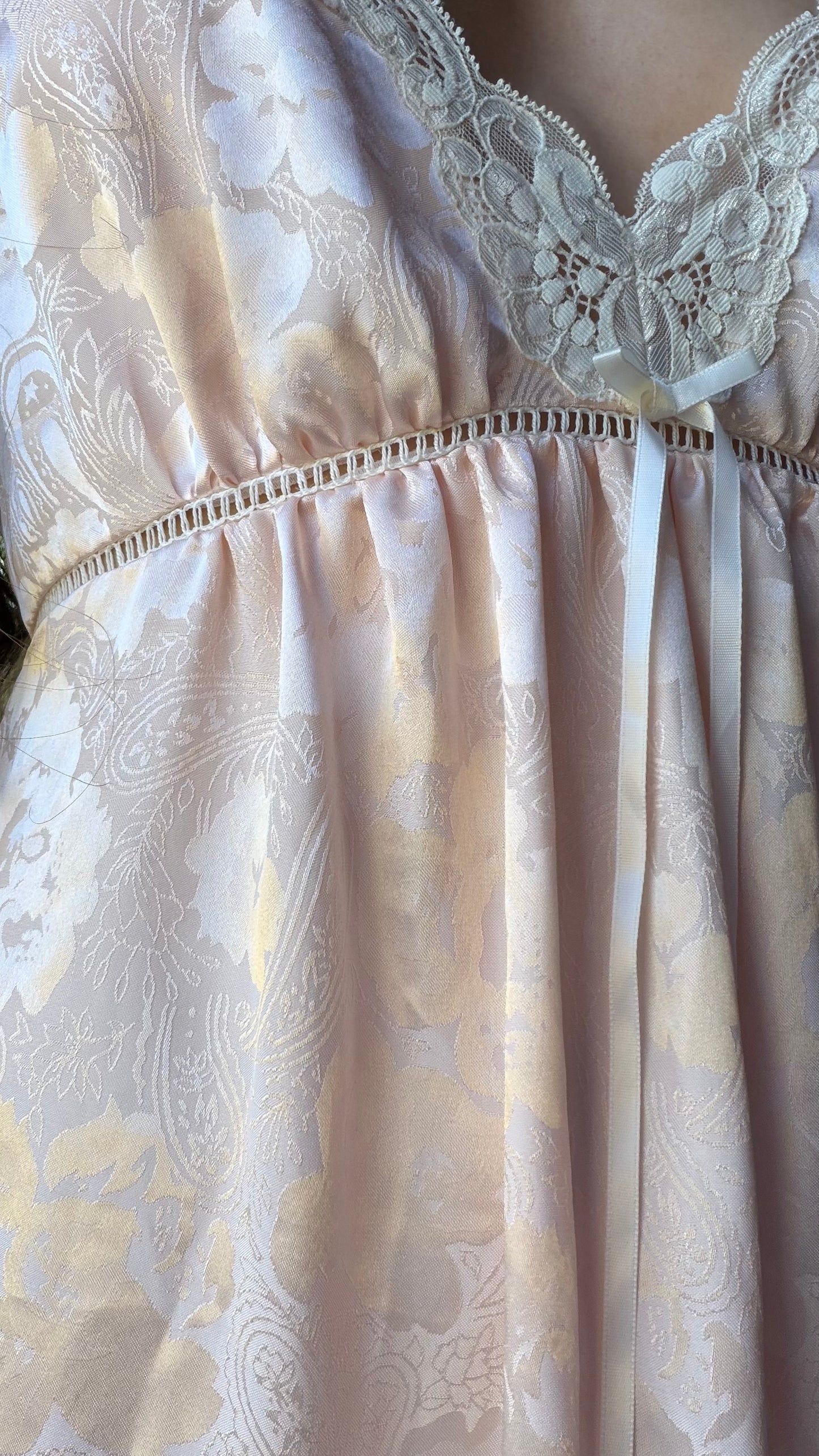 Blush Jacquard Nightgown