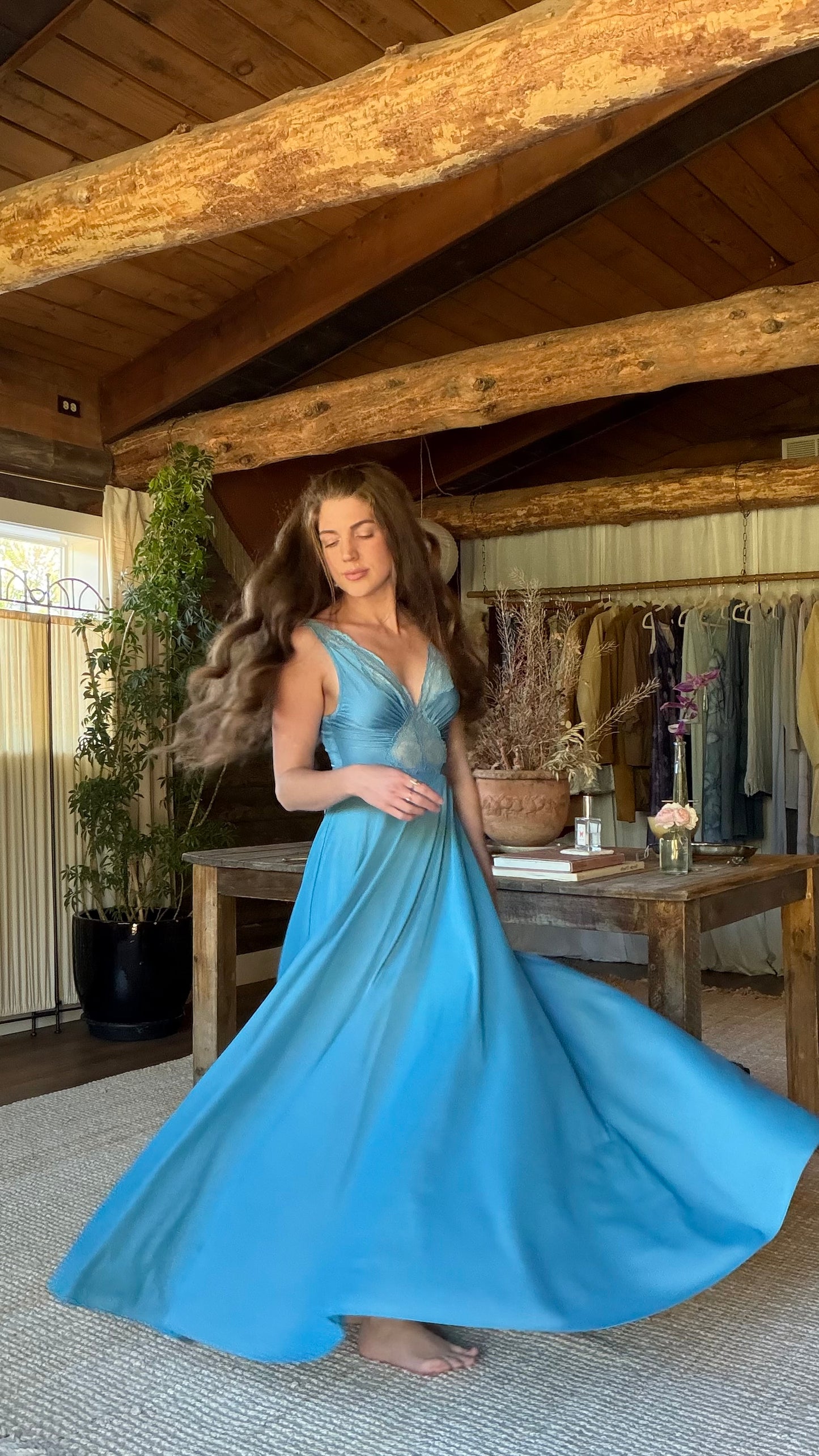 Rare Seafoam Olga Full Sweep Nightgown