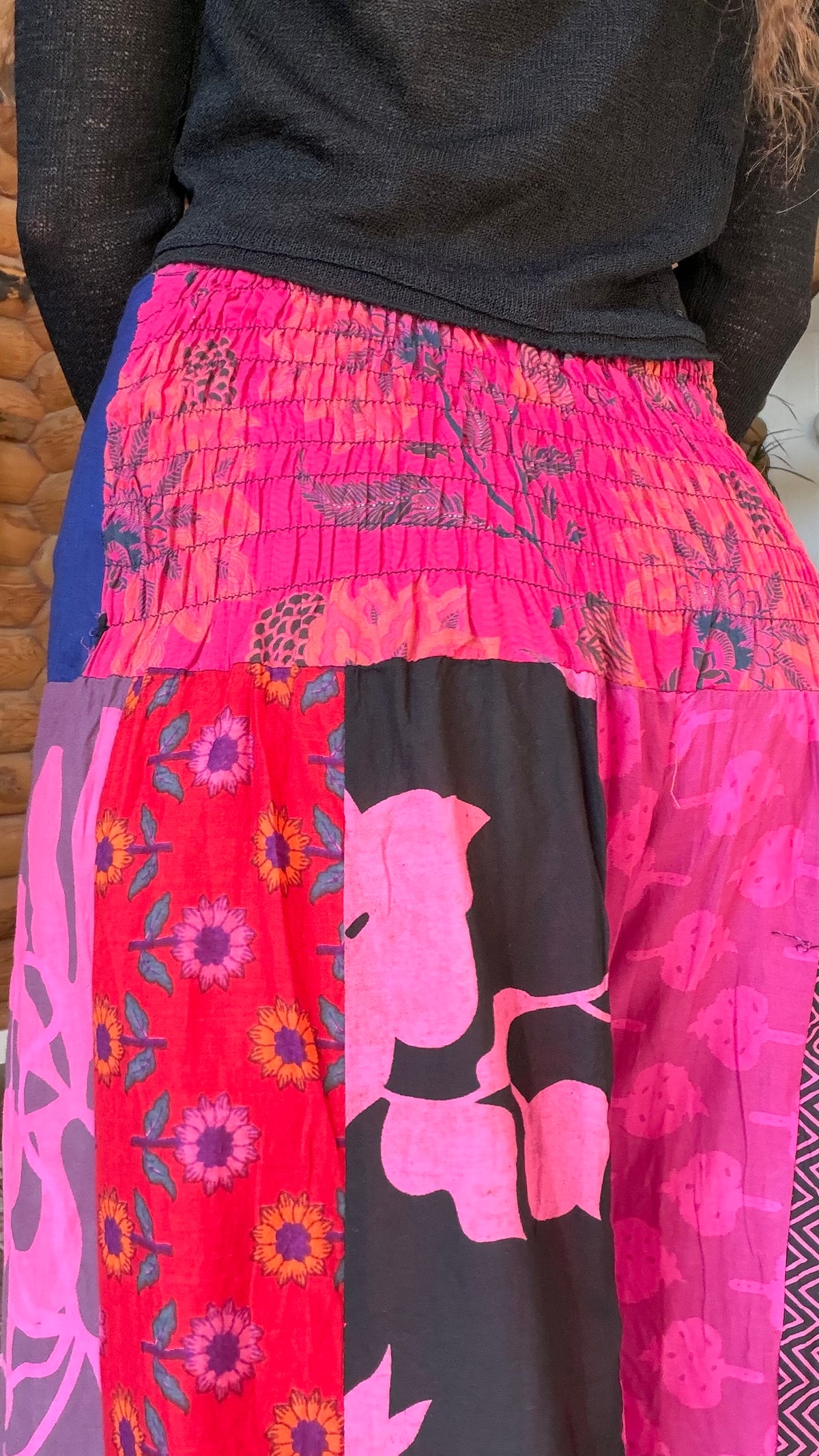 The Mosaic Patchwork Cotton Pants