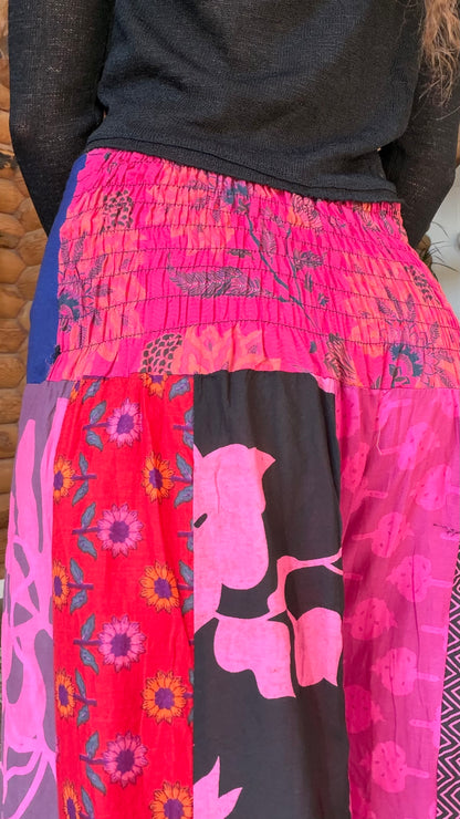 The Mosaic Patchwork Cotton Pants