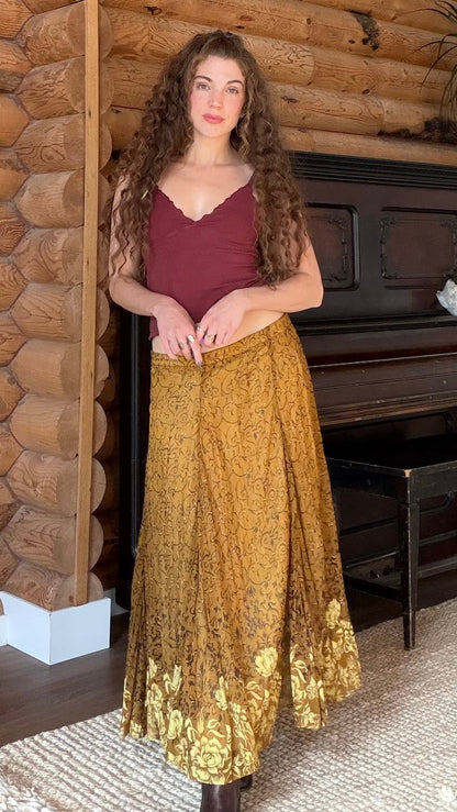 Golden Garden Skirt