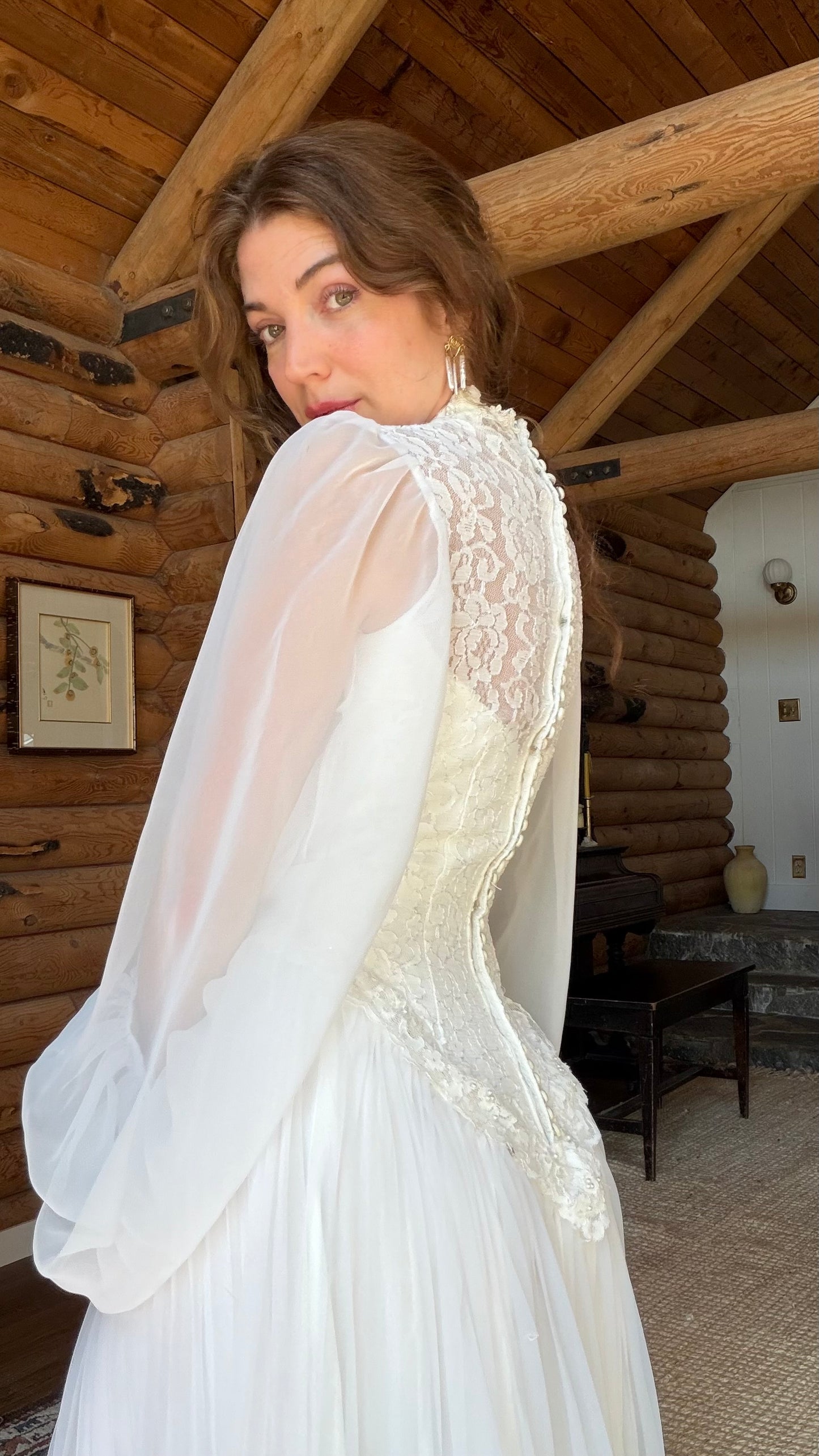 Rare 1970s Alfred Angelo Wedding Gown