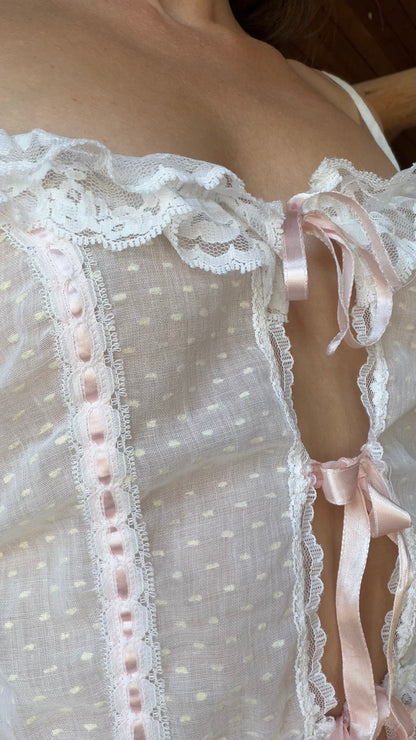 Heirloom Swiss Dot Lace