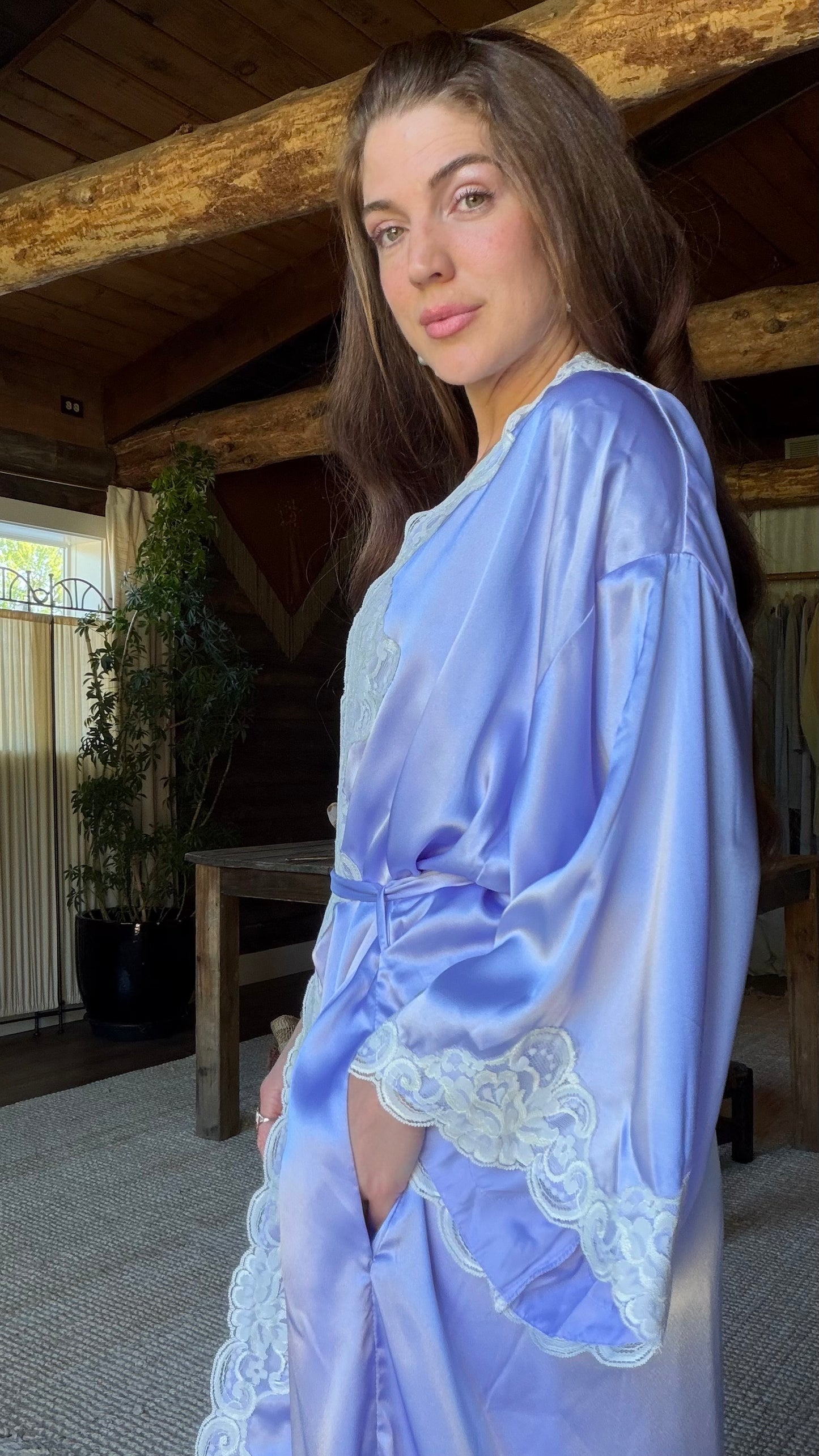 Victoria’s Secret Lavender Peignoir Set