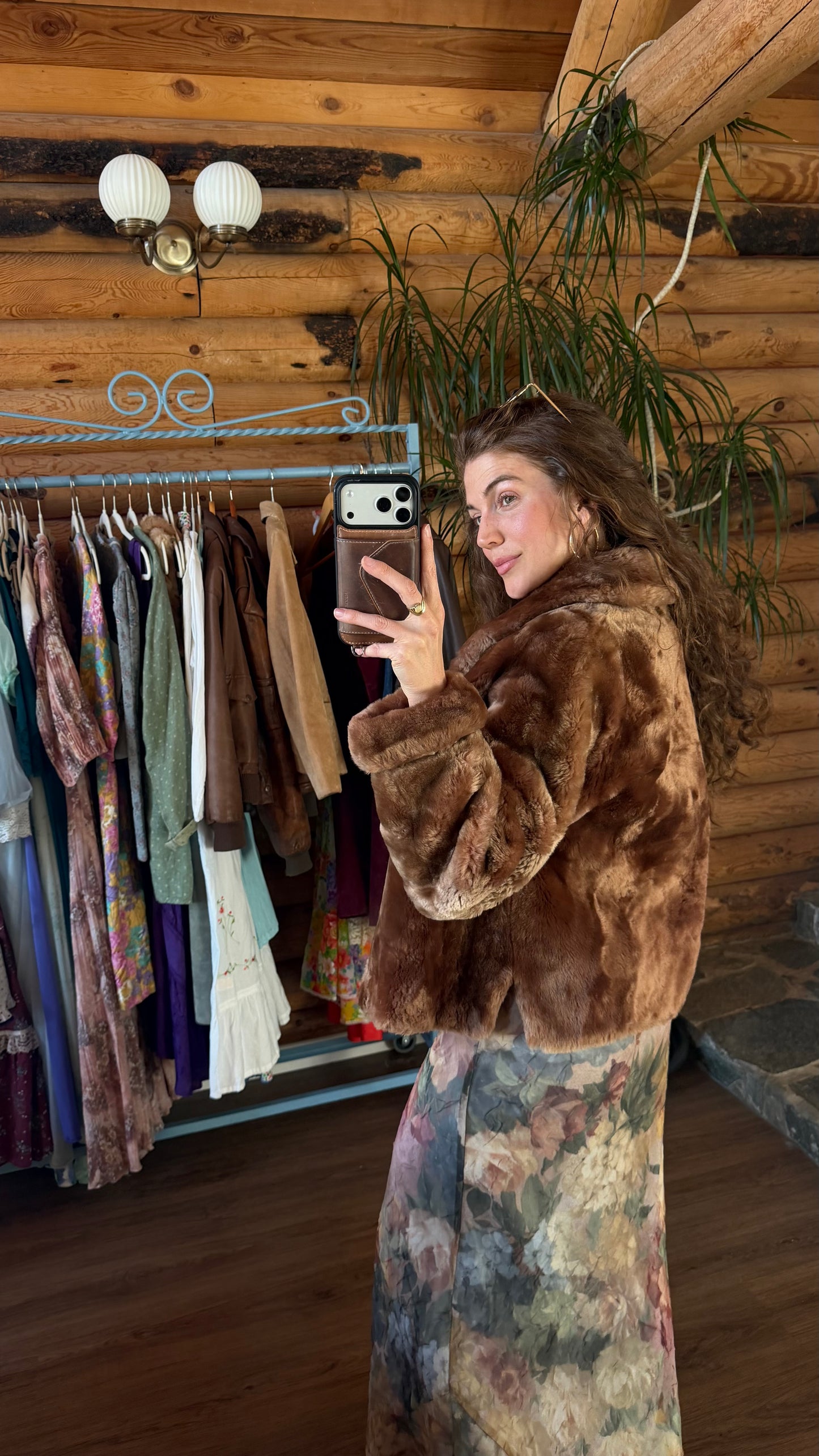 Classic Chocolate Fur Jacket