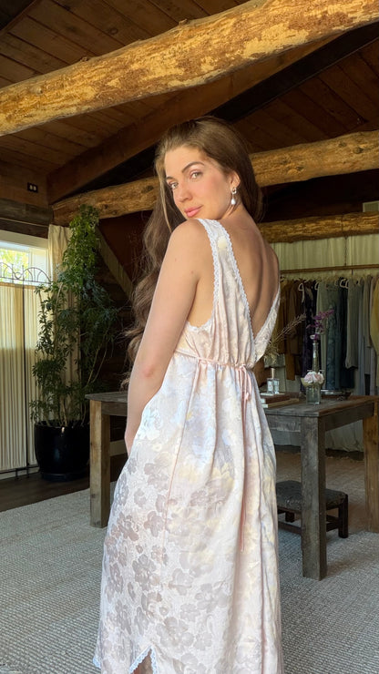 Blush Jacquard Nightgown