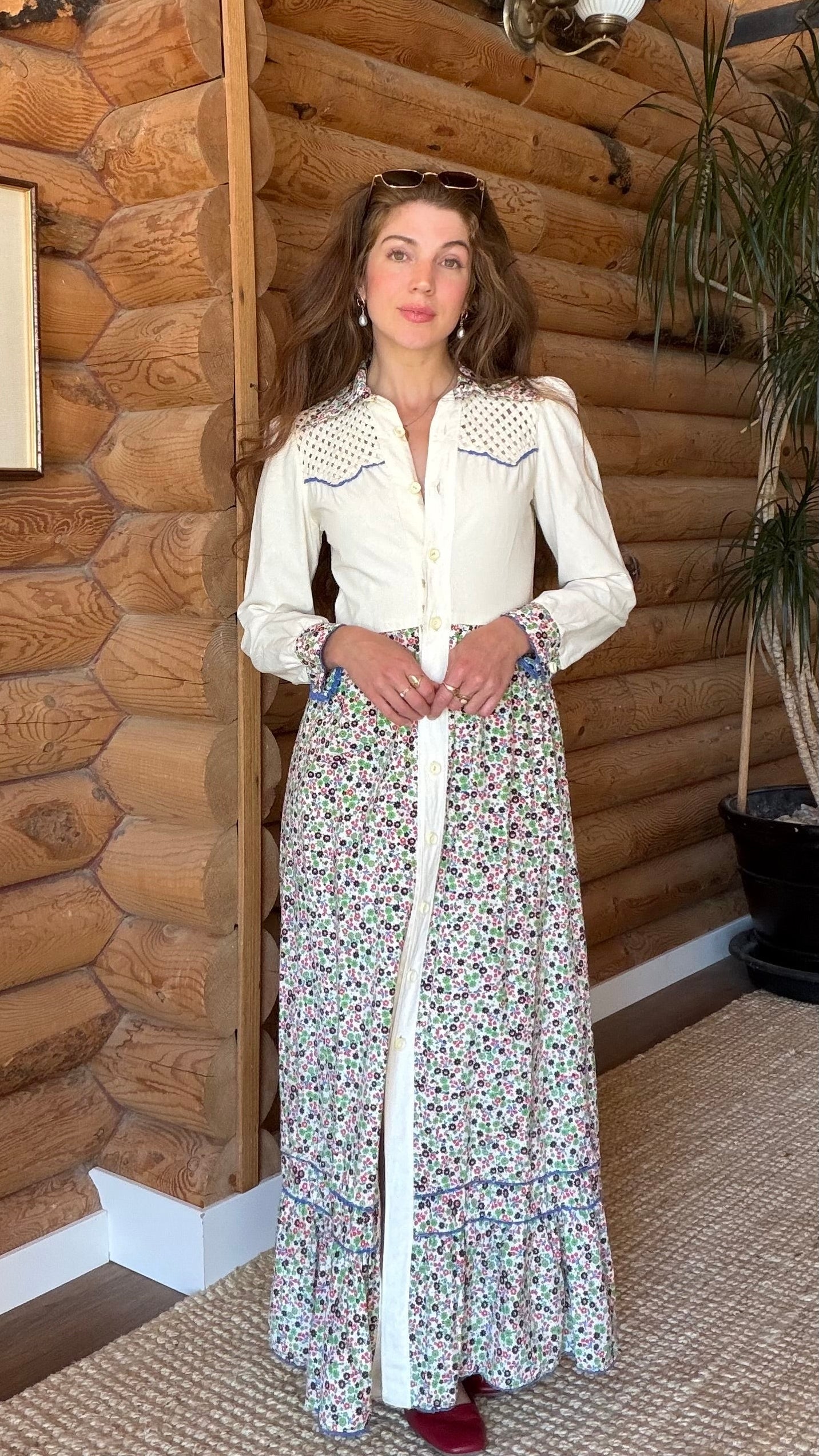 Floral Prairie Maxi Dress