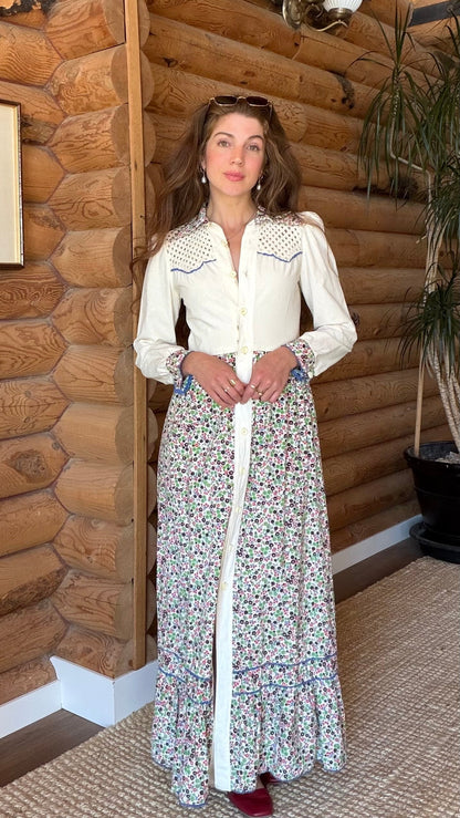 Floral Prairie Maxi Dress