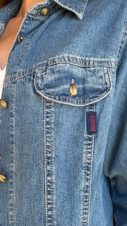Rare 1990s Guess Denim Duster
