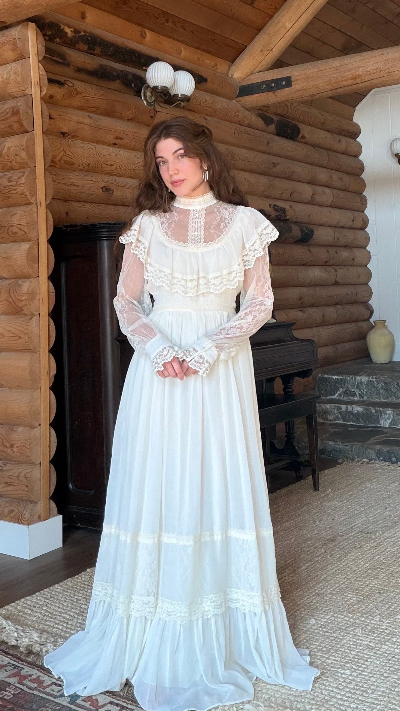 1970s Gunne Sax Bridal Gown