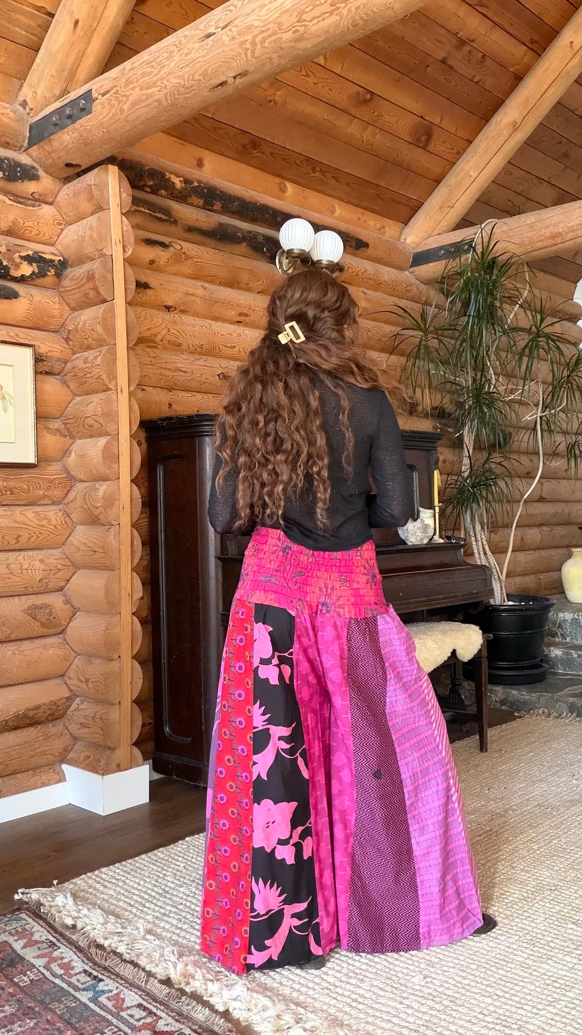 The Mosaic Patchwork Cotton Pants