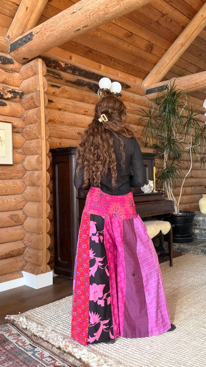 The Mosaic Patchwork Cotton Pants
