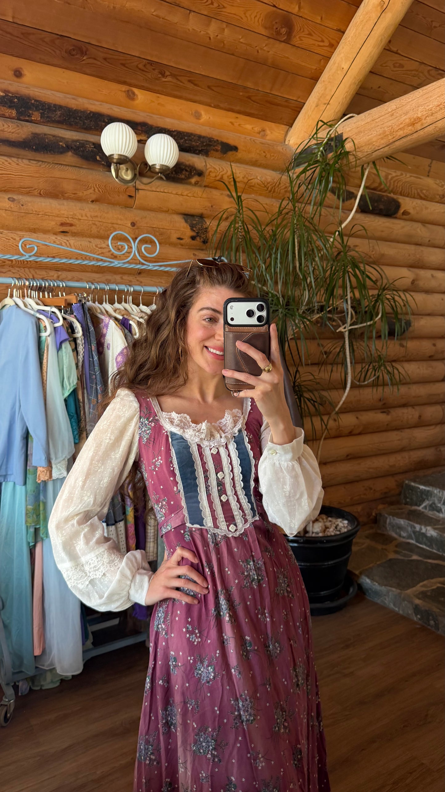 Gunne Sax Prairie Maxi Dress