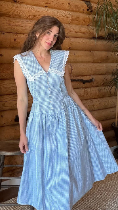 Bluebell Gingham Orchard Dress