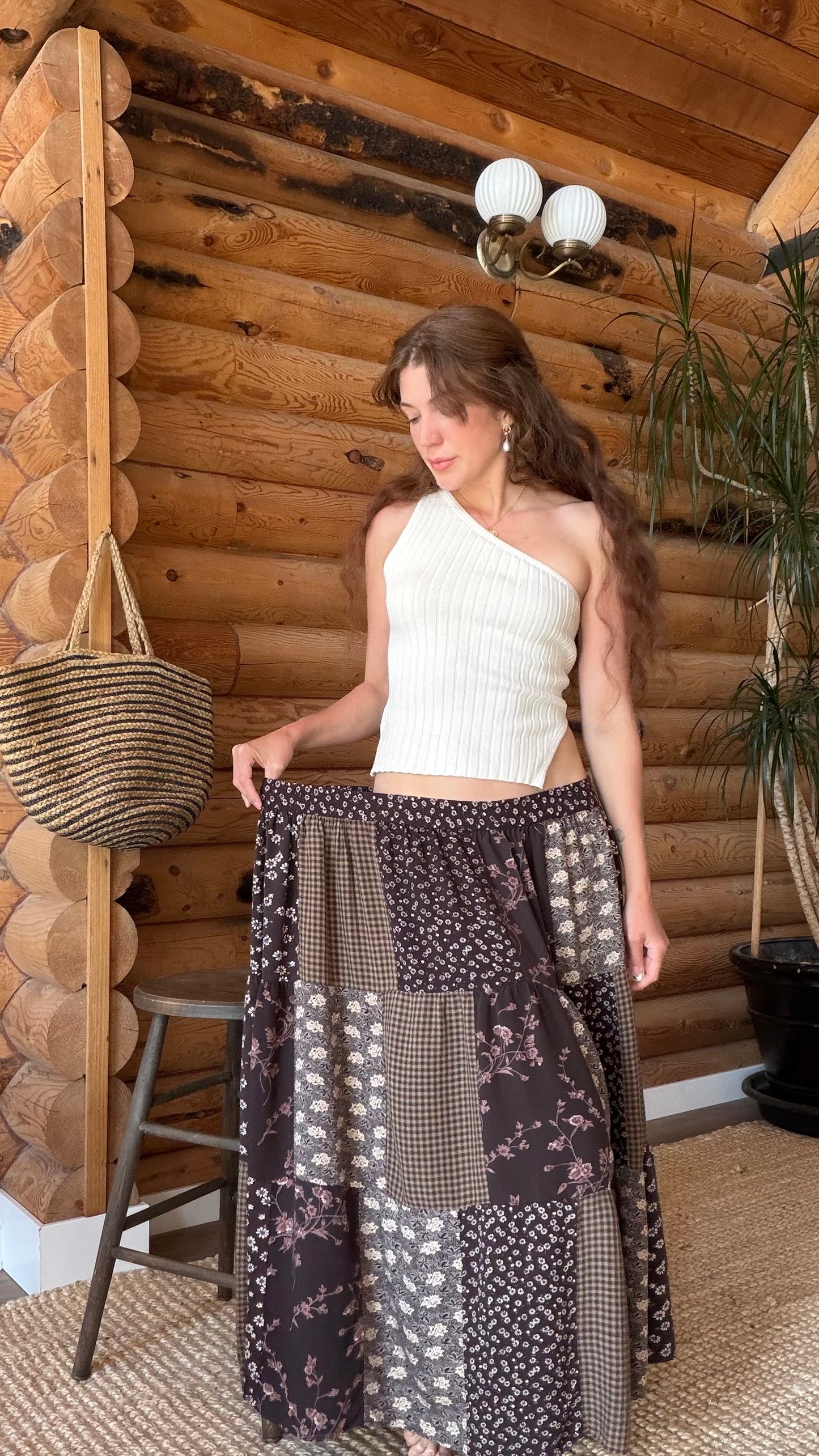 Country Cottage Patchwork Skirt