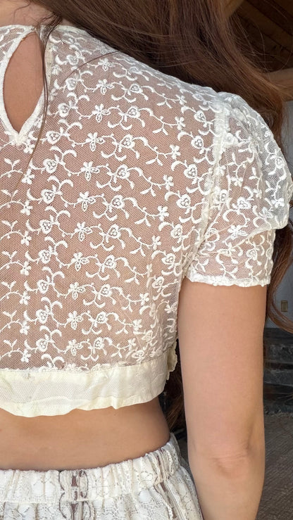 Antique Edwardian Lace Blouse