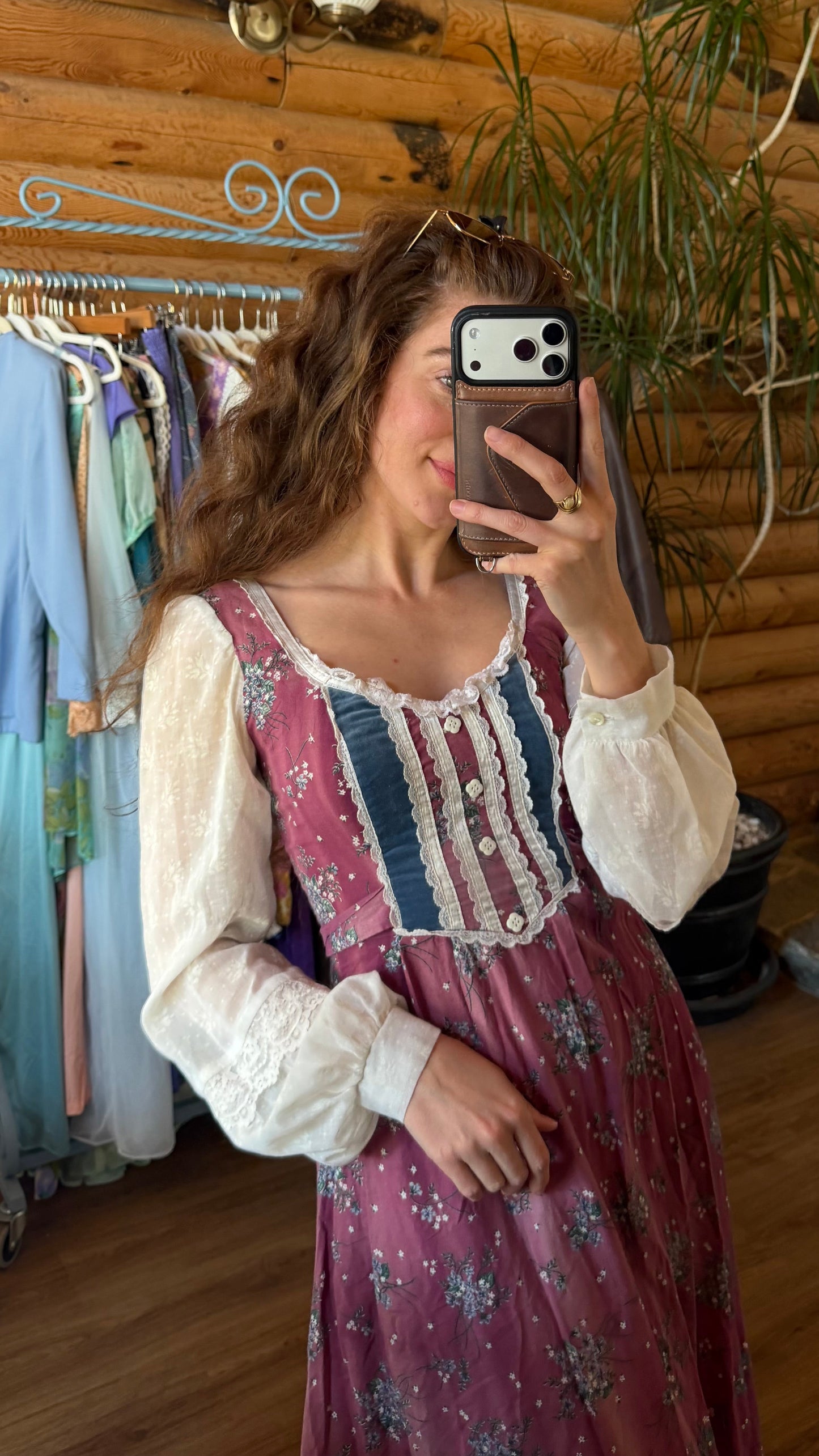 Gunne Sax Prairie Maxi Dress
