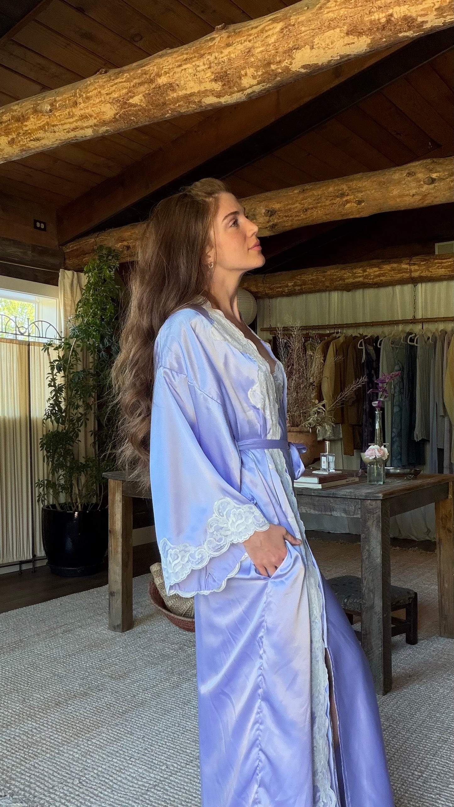 Victoria’s Secret Lavender Peignoir Set