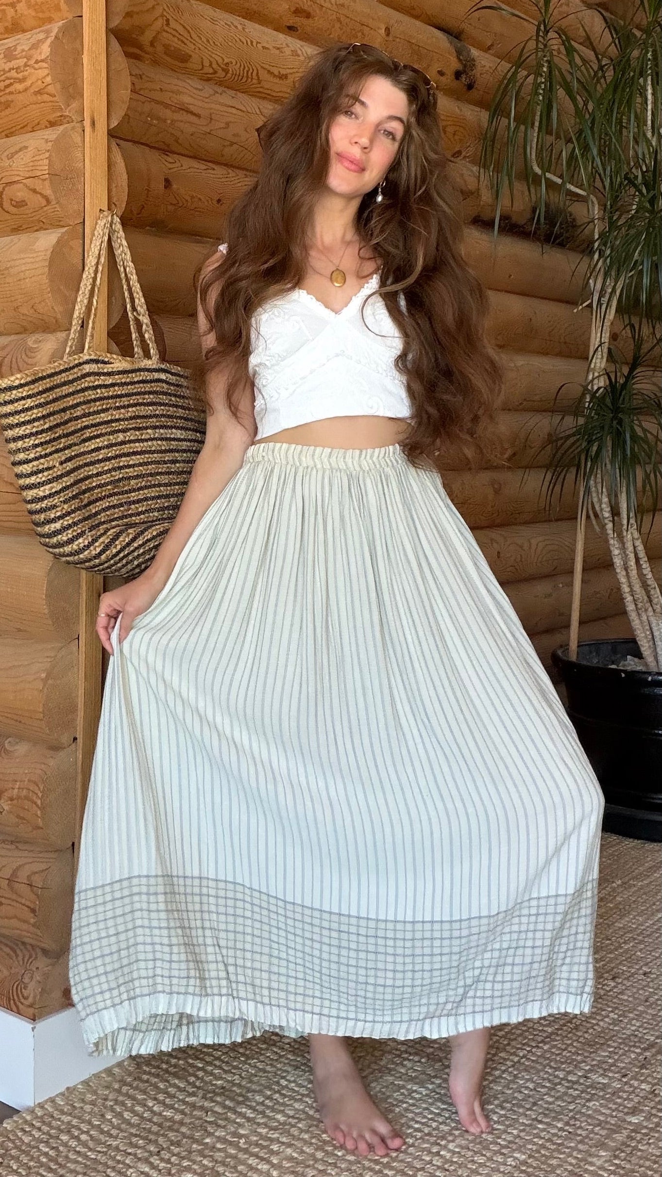 Countryside Stripe Skirt