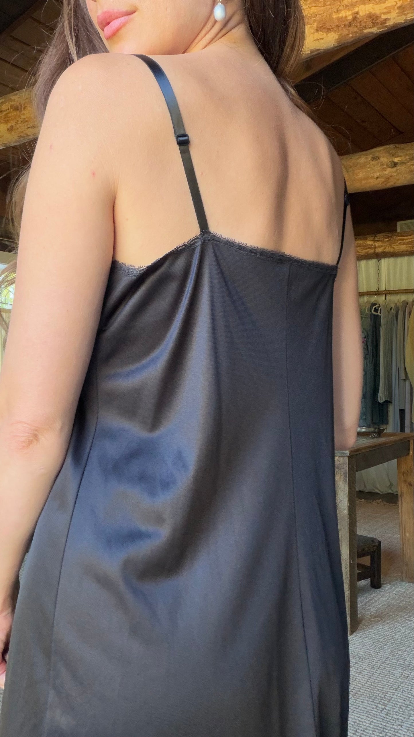 Midnight Lace Slip