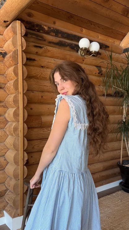 Bluebell Gingham Orchard Dress