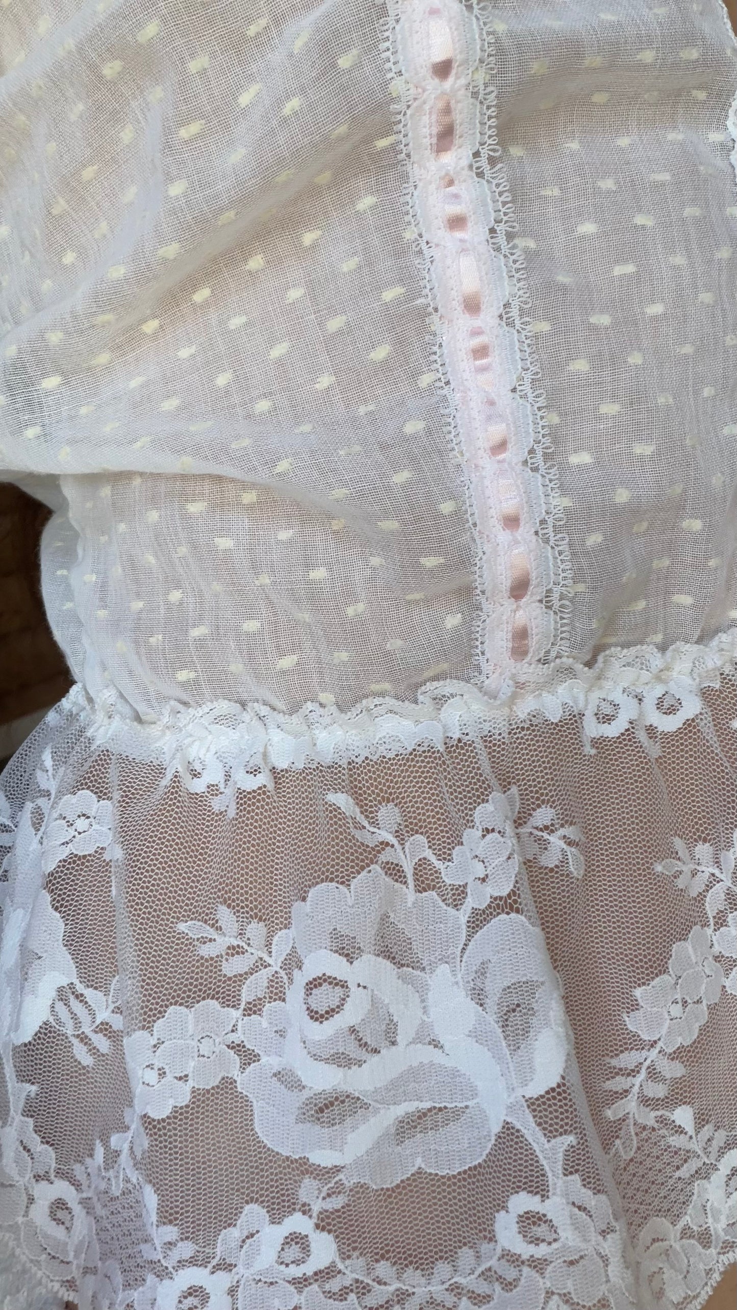 Heirloom Swiss Dot Lace