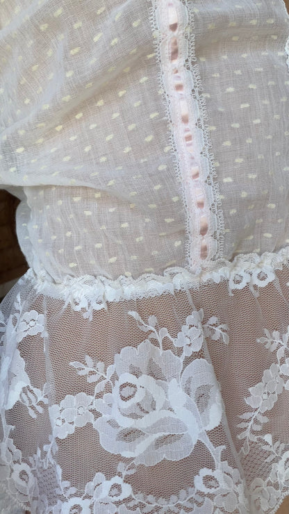 Heirloom Swiss Dot Lace