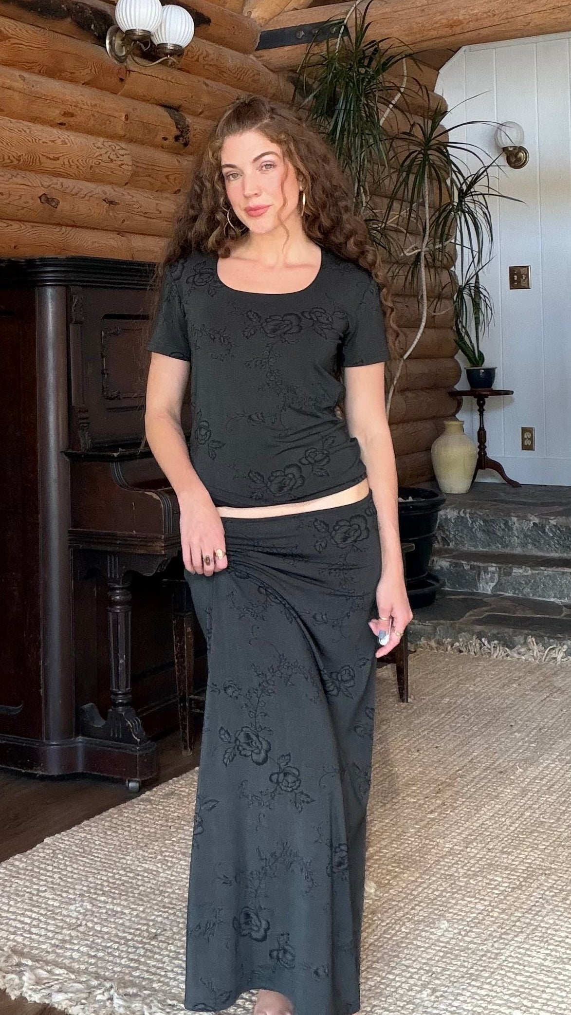 Thorned Rose Two-Piece Set