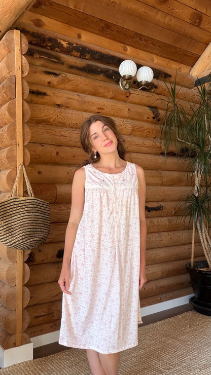Cottage Pink Garden Nightgown