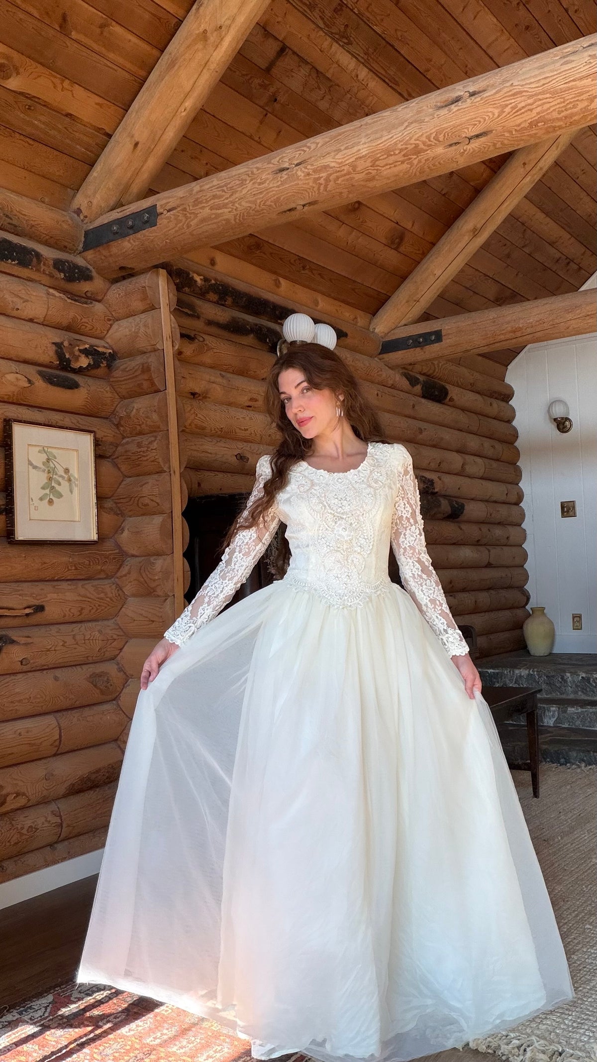 Jessica McClintock Heirloom Lace Wedding Gown