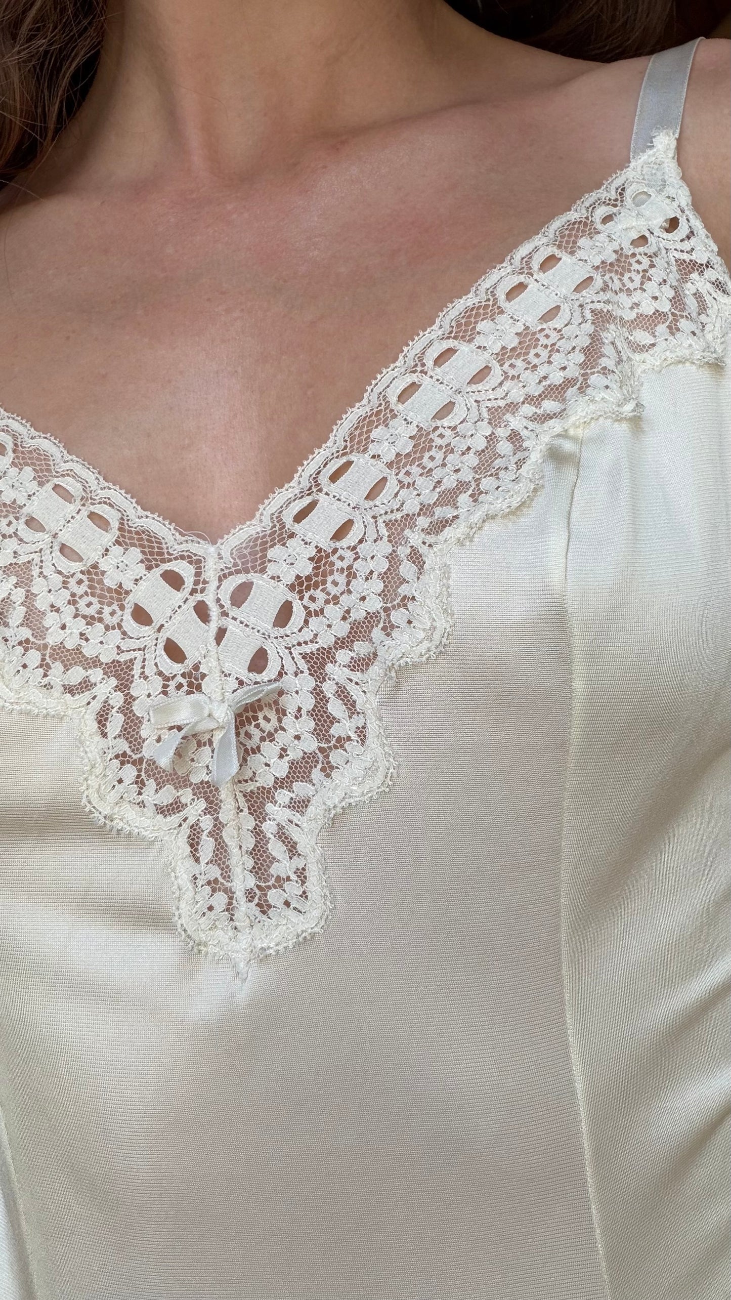 Buttercream Olga Lace Slip Dress