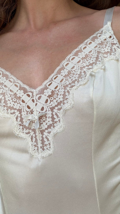 Buttercream Olga Lace Slip Dress
