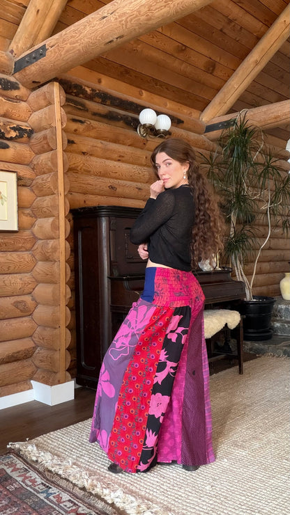 The Mosaic Patchwork Cotton Pants
